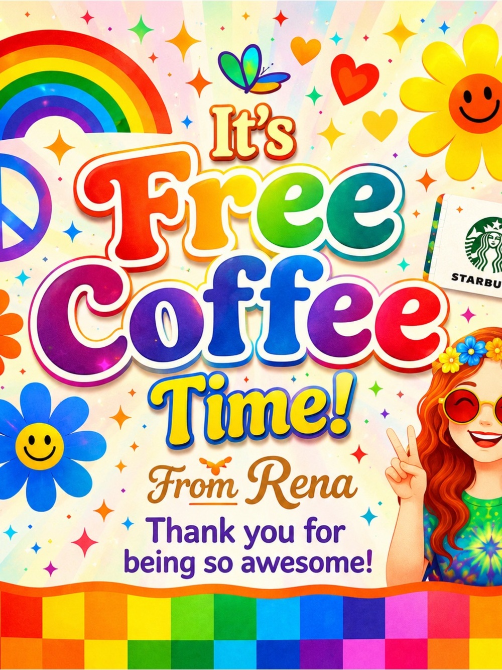 COFFEE gift card!! And YOU JUST WON FREE SHIPPING from @RenaSalancy